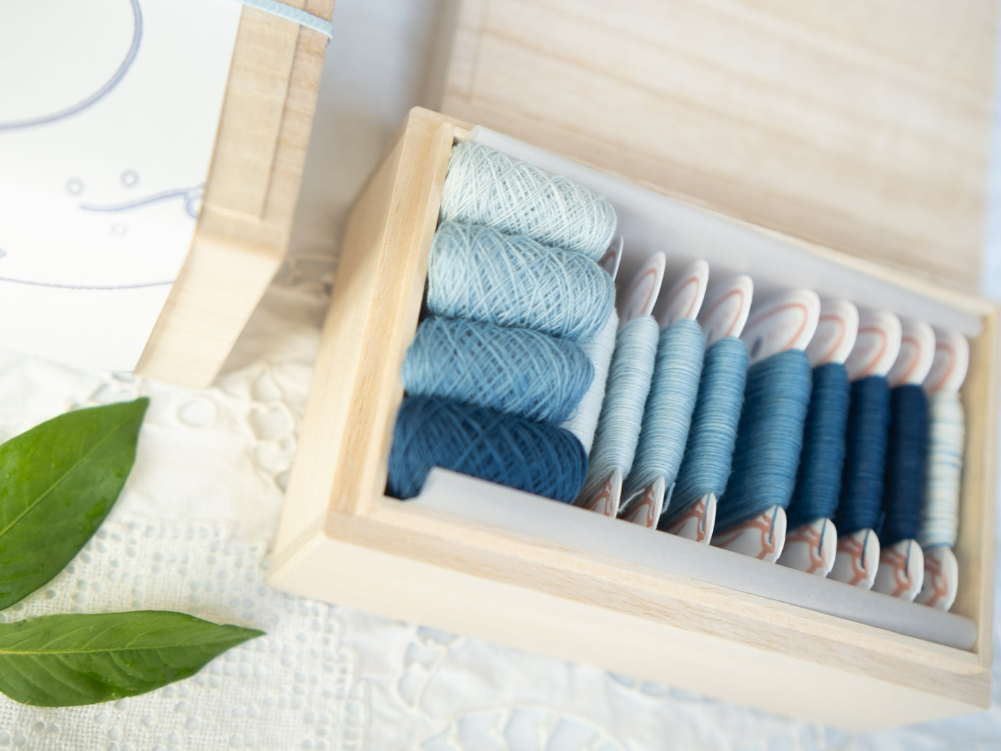 SUKUMO indigo special set - NONA Thread & NONA Fine Thread