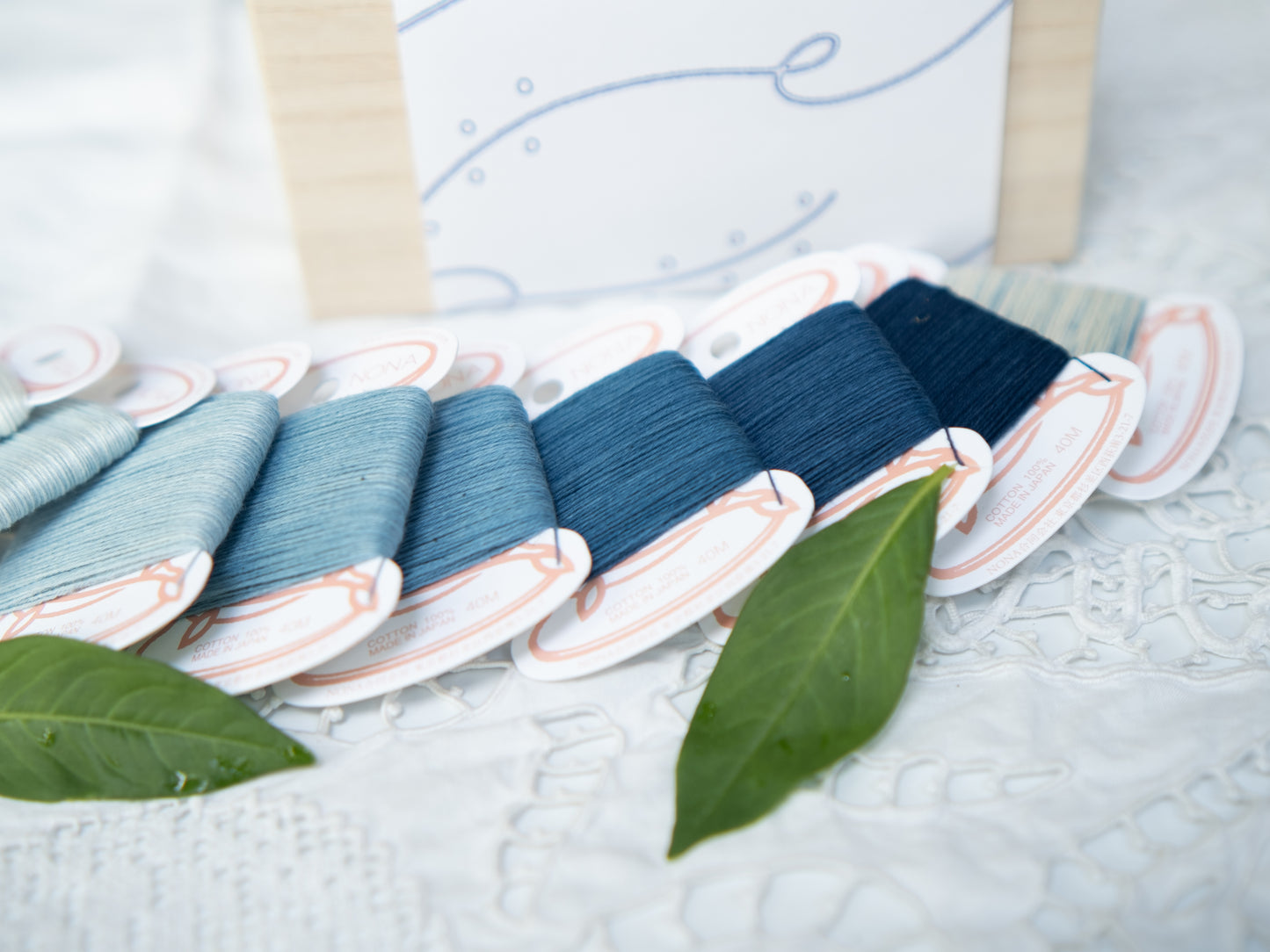 SUKUMO indigo special set - NONA Thread & NONA Fine Thread