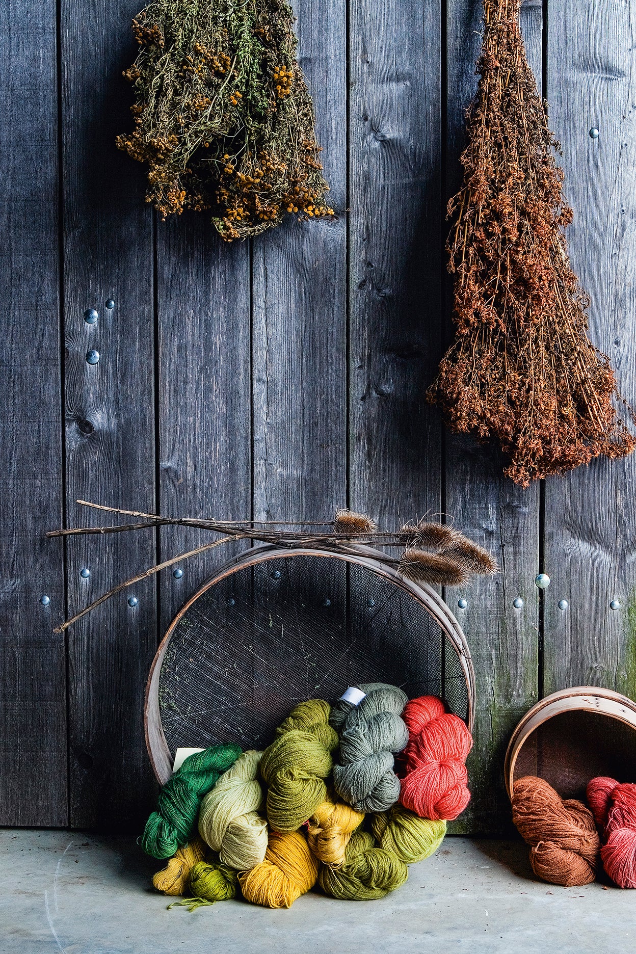 デンマークの草木染め毛糸屋G-ULDが作った美しい草木染めの本 THE COLOURS OF NATURE