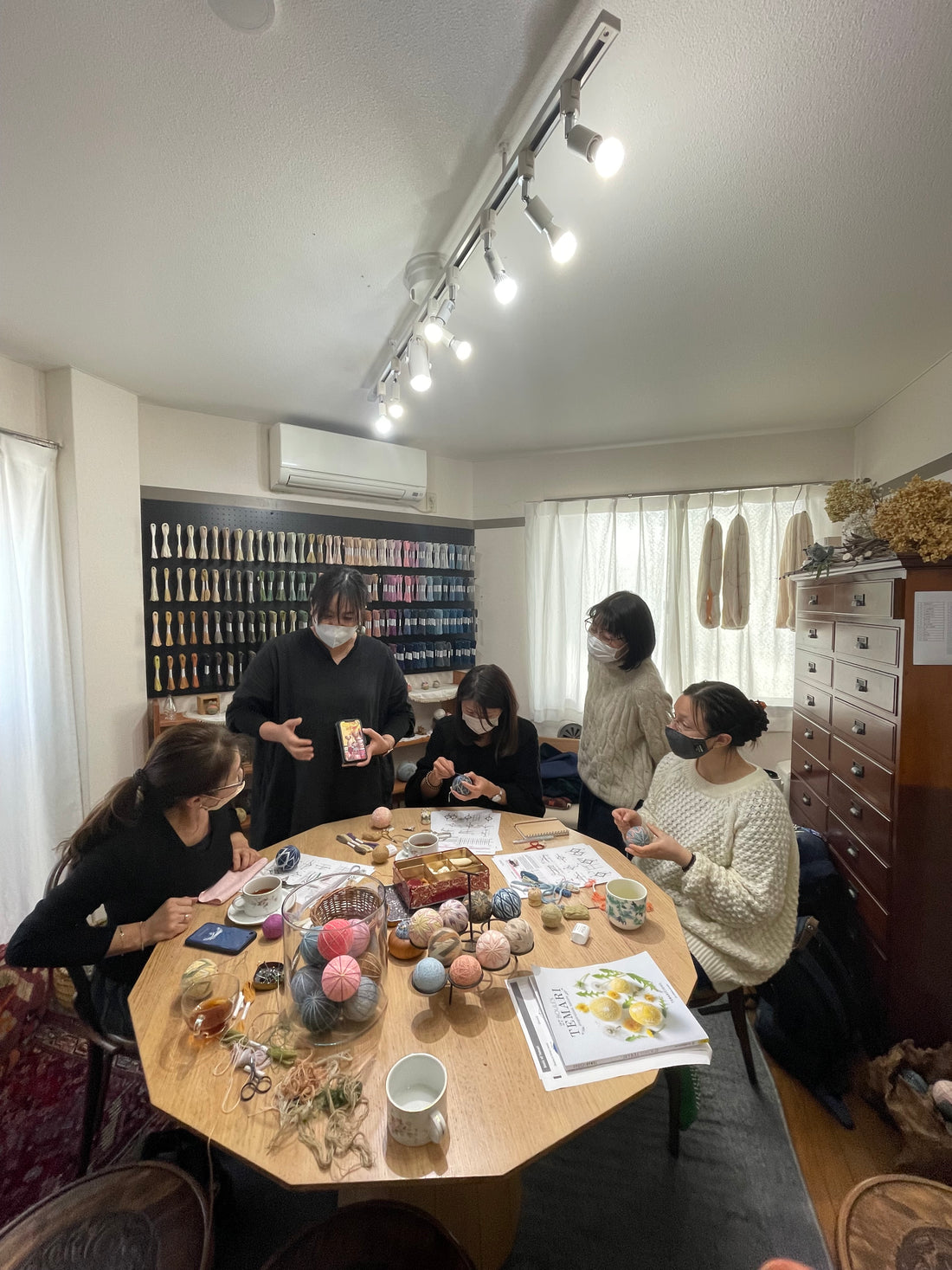 Experience a Japanese culture, hand craft? Temari Workshop in Tokyo, Japan