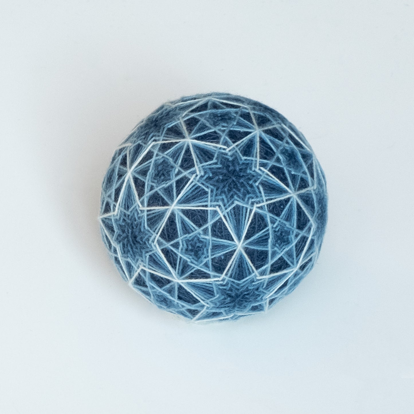 "Ever Onward, With Each Day" - Temari Bouquet "Indigo Flowers"