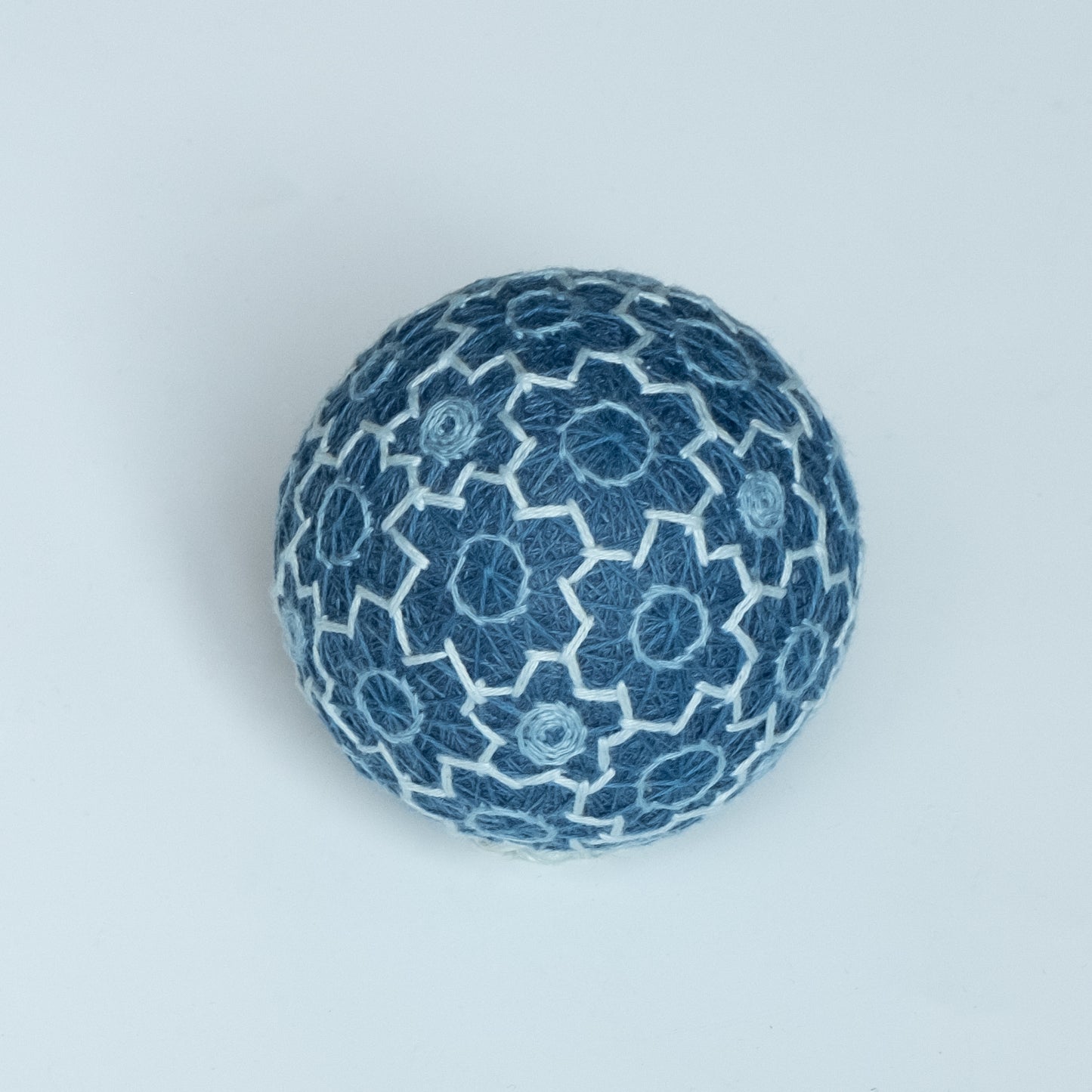 "Rinka (Graceful Bloom)" - Temari Bouquet "Indigo Flowers"