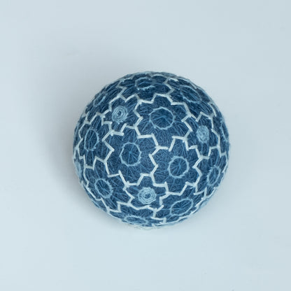 "Rinka (Graceful Bloom)" - Temari Bouquet "Indigo Flowers"