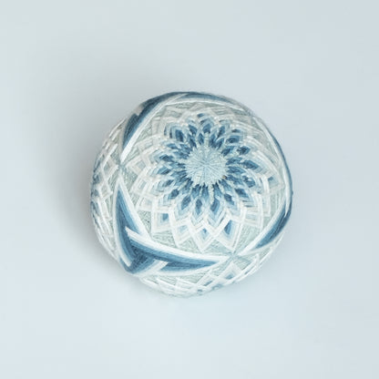 "Twilight Cool" - Temari Bouquet "Indigo Flowers"