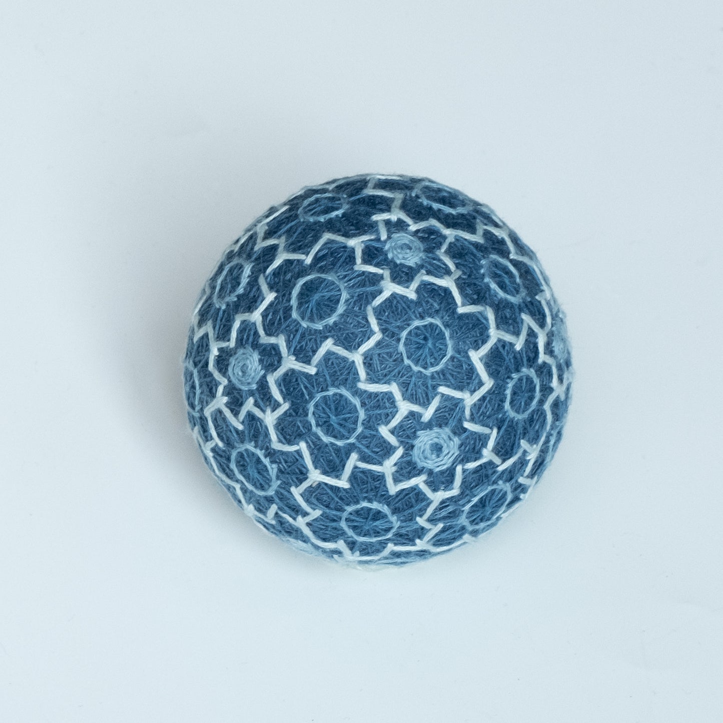 "Rinka (Graceful Bloom)" - Temari Bouquet "Indigo Flowers"