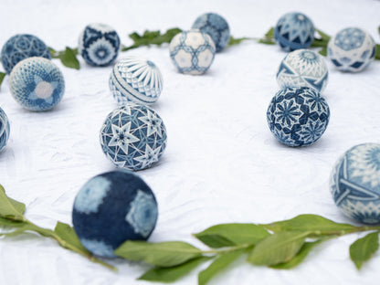 "Refreshing Star" - Temari Bouquet "Indigo Flowers"