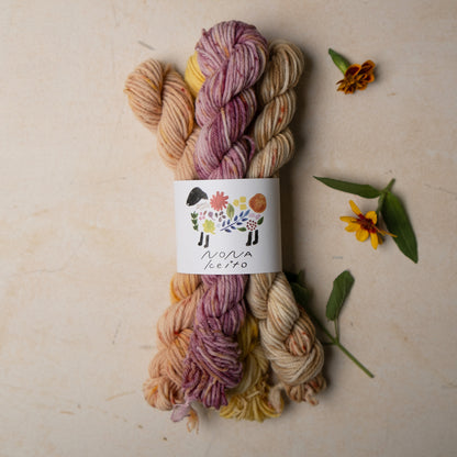 草木染めウールエンブロイダリーセット