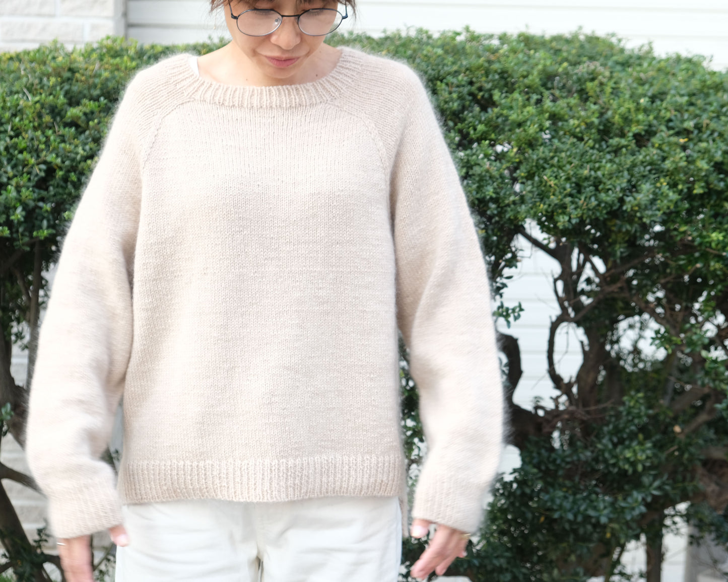 TOMO Top-down Raglan Pullover［Digital pattern］