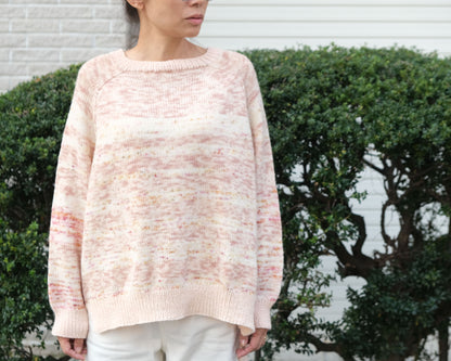 TOMO Top-down Raglan Pullover［Digital pattern］