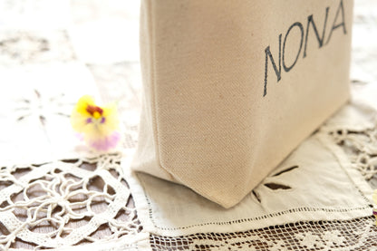 NONA Logo Cotton Pouch