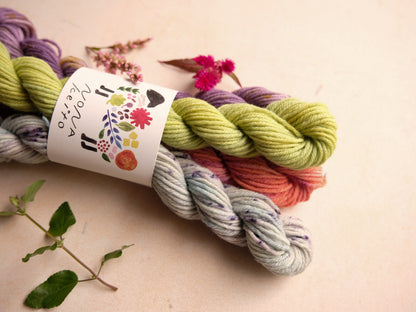 草木染めウールエンブロイダリーセット