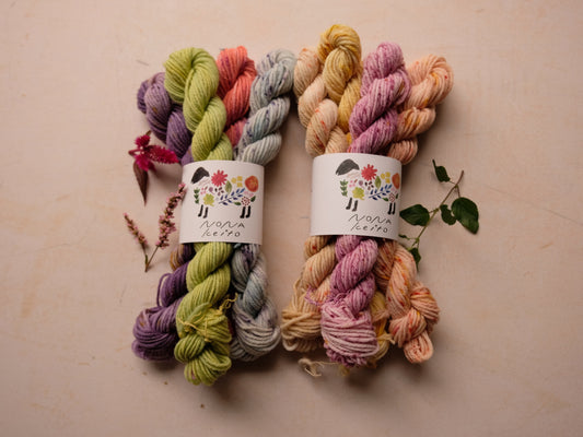 草木染めウールエンブロイダリーセット