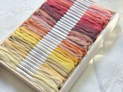 Plant-dyed Thead Box - NONA Thread 100-color set