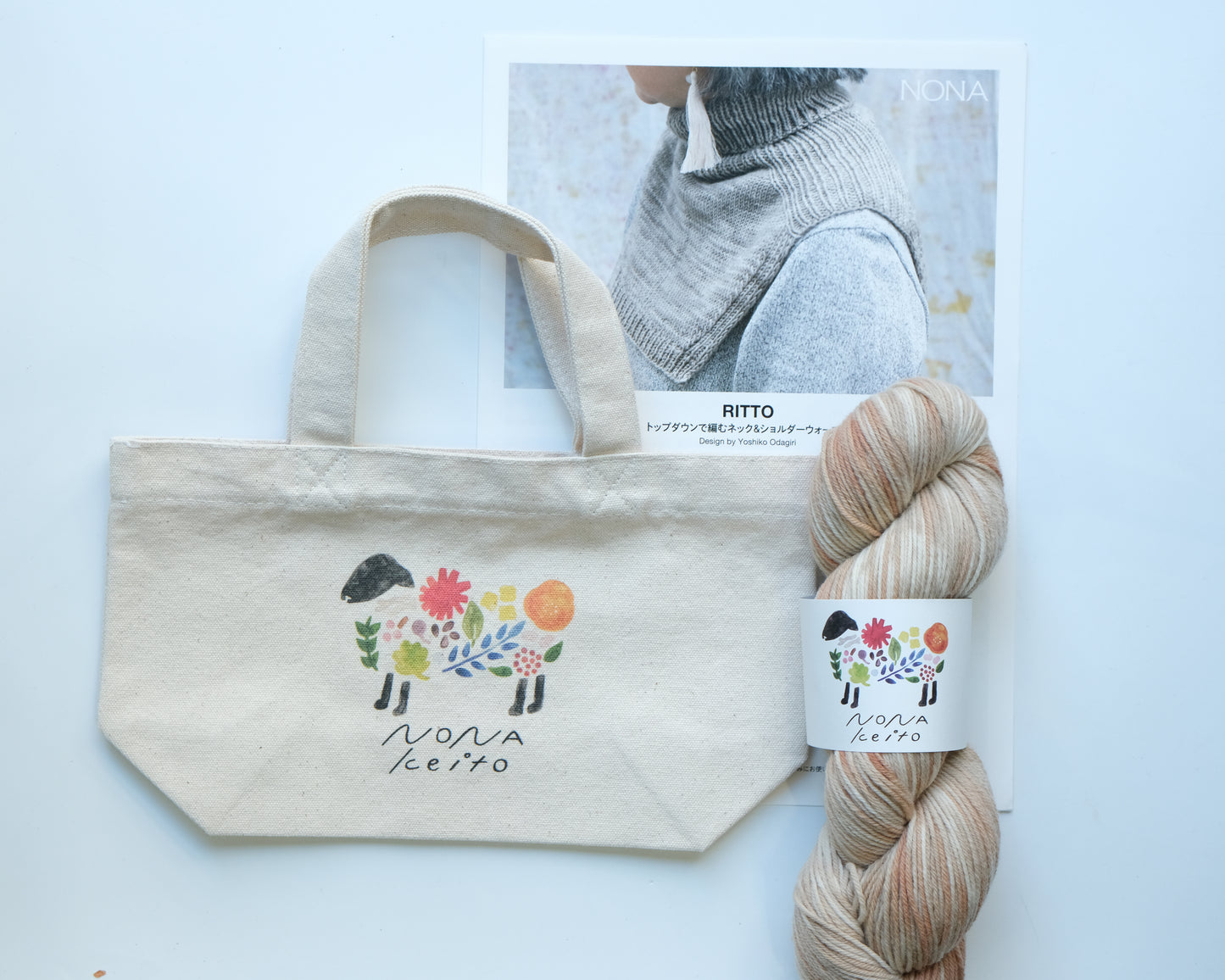 RITTO Topdown Neck &amp; Shoulder Warmer Kit / Top-down knitted neck &amp; shoulder warmer kit