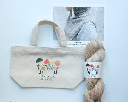 RITTO Topdown Neck &amp; Shoulder Warmer Kit / Top-down knitted neck &amp; shoulder warmer kit