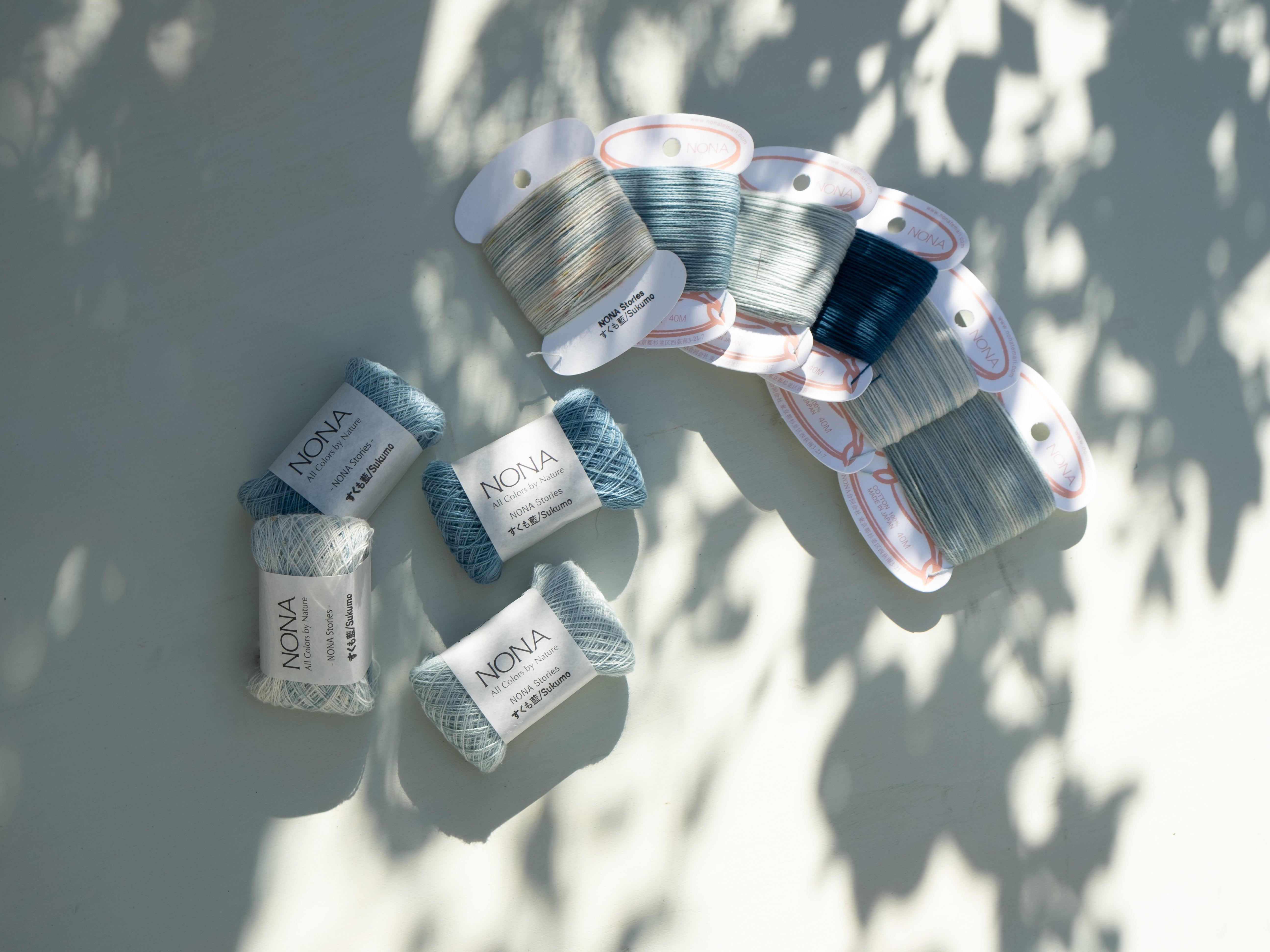 NONAカード糸 (単品) - すくも藍