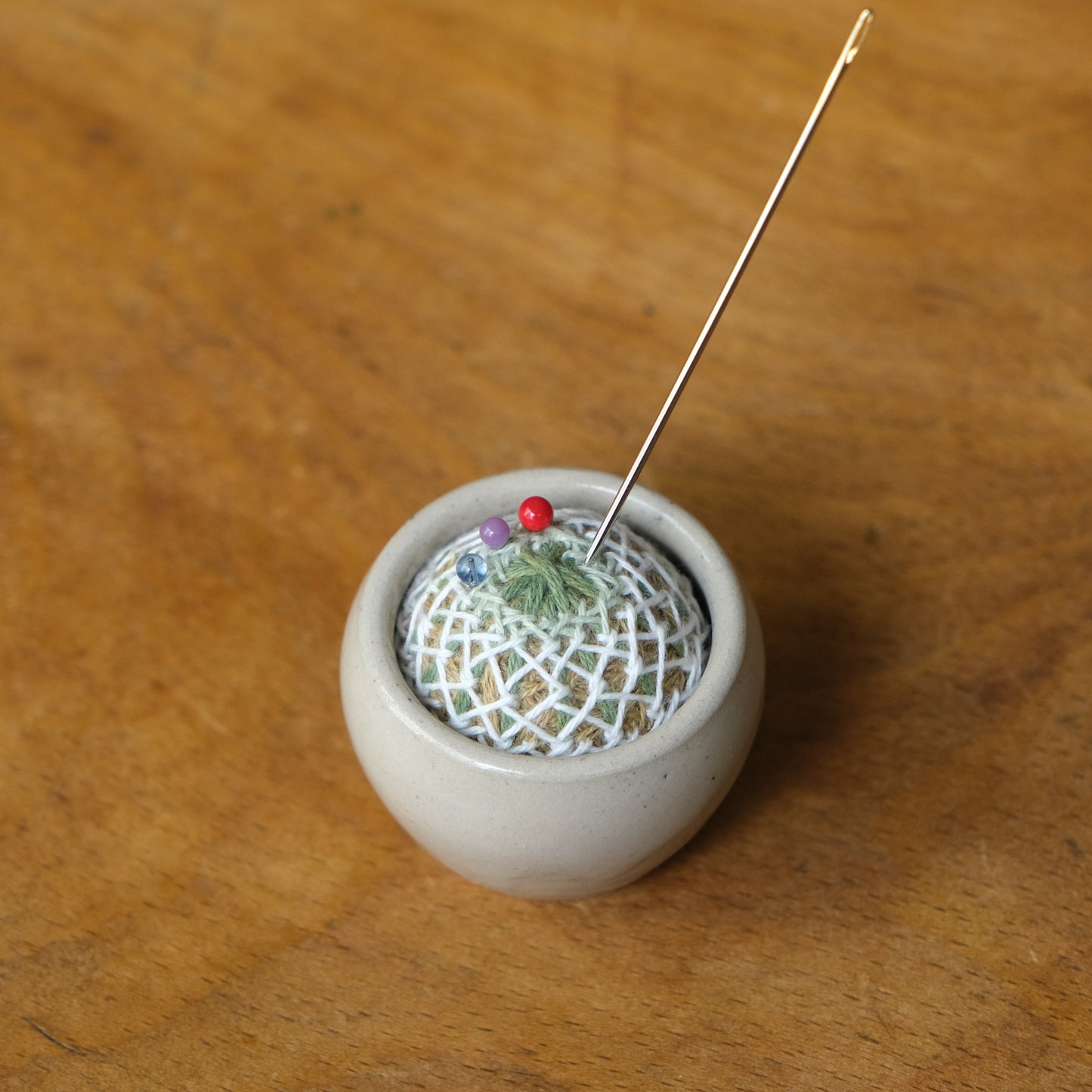 White Clover Pincushion Kit