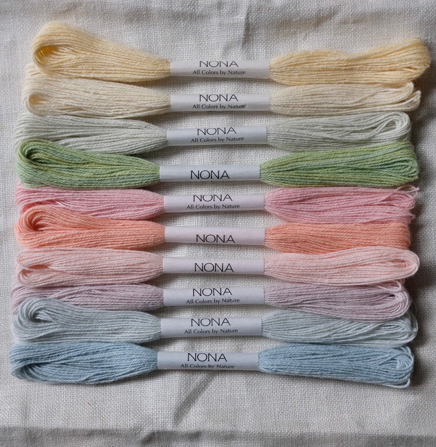 NONA Thread 10 Colors 【NONA PASTEL】