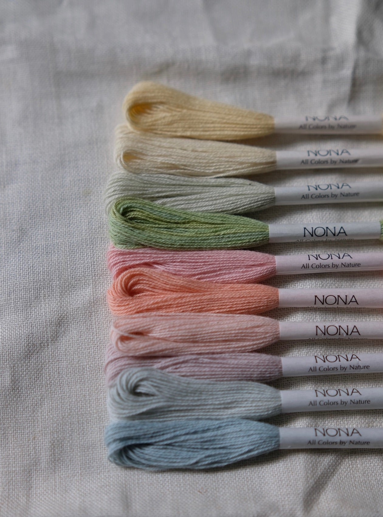 NONA Thread 10 Colors 【NONA PASTEL】