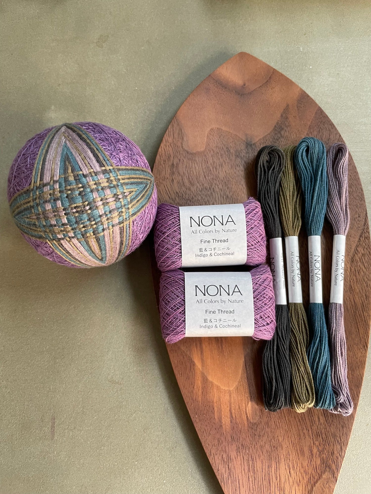 NONA Tweed Temari Thread Kit